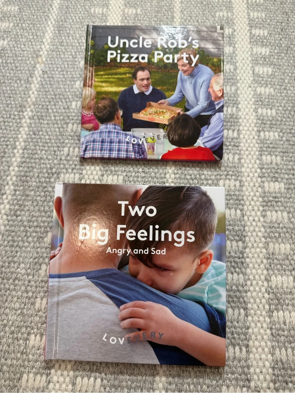 Lovevery Book Bundle - Two Big Feelings & Uncle Rob's Pizza Party